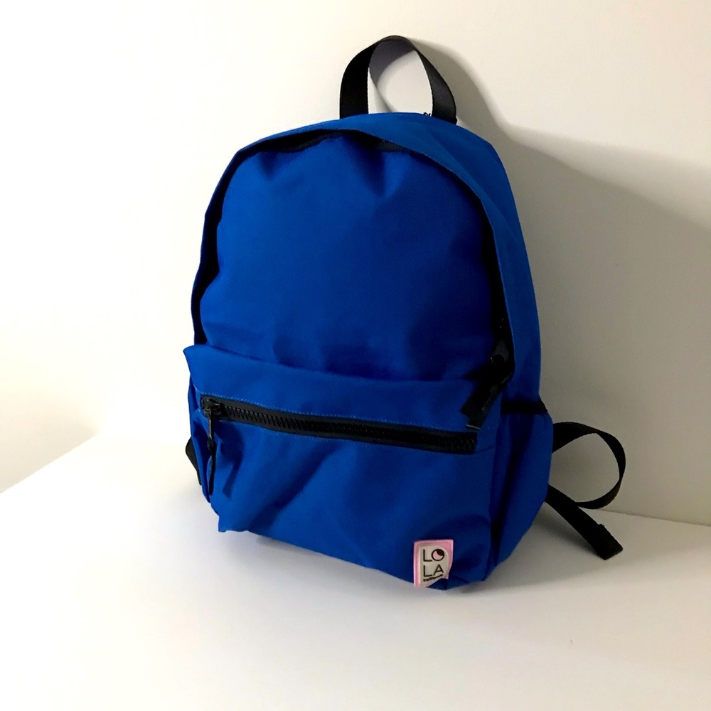 LOLA Electric Blue Nylon Backpack